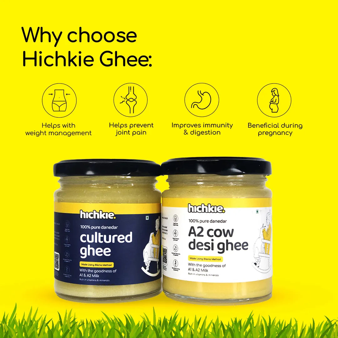 Pack of 2 | 180ml | A2 Cow Desi Ghee | Cultured Ghee | Bilona Method | Lab Tested.
