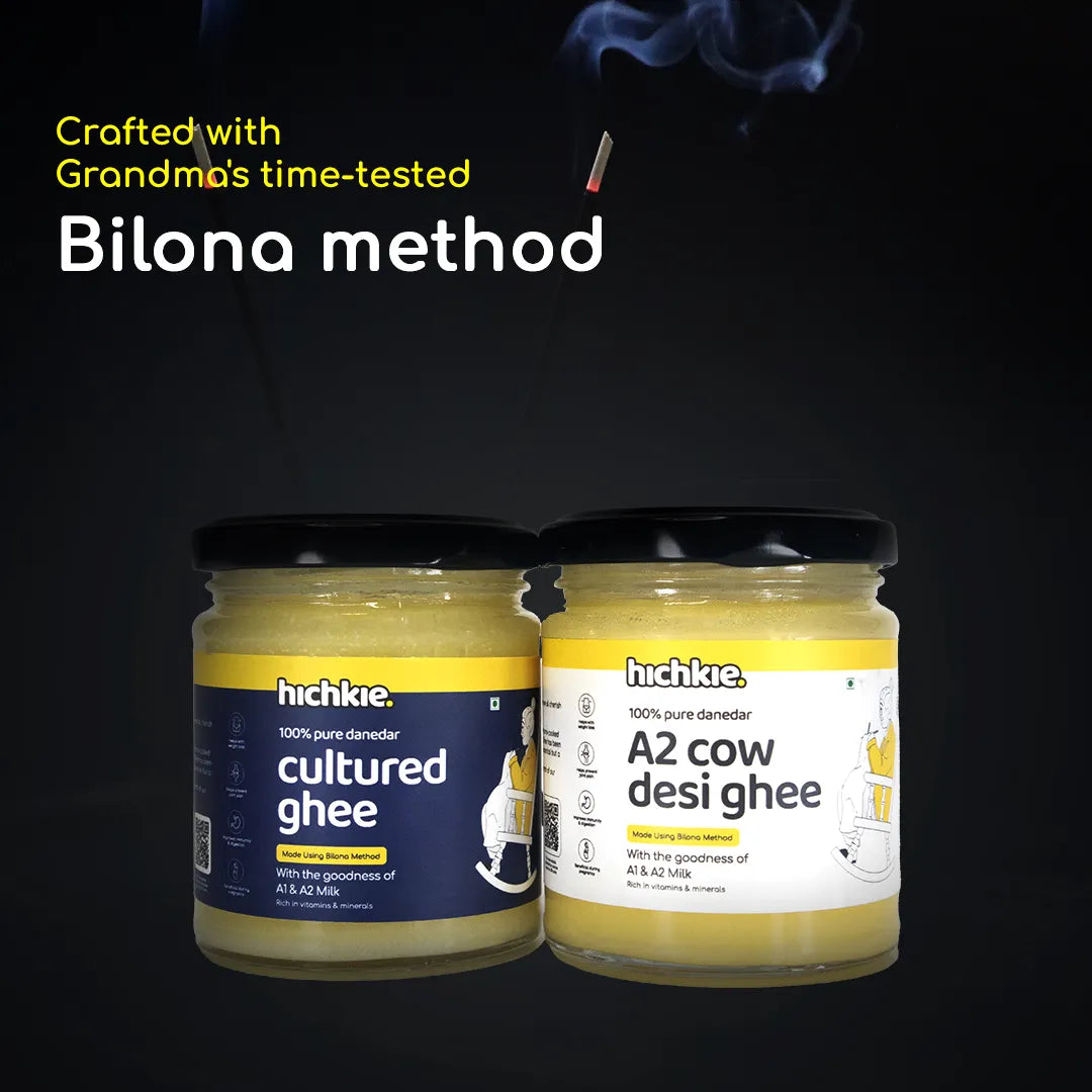 Pack of 2 | 180ml | A2 Cow Desi Ghee | Cultured Ghee | Bilona Method | Lab Tested.