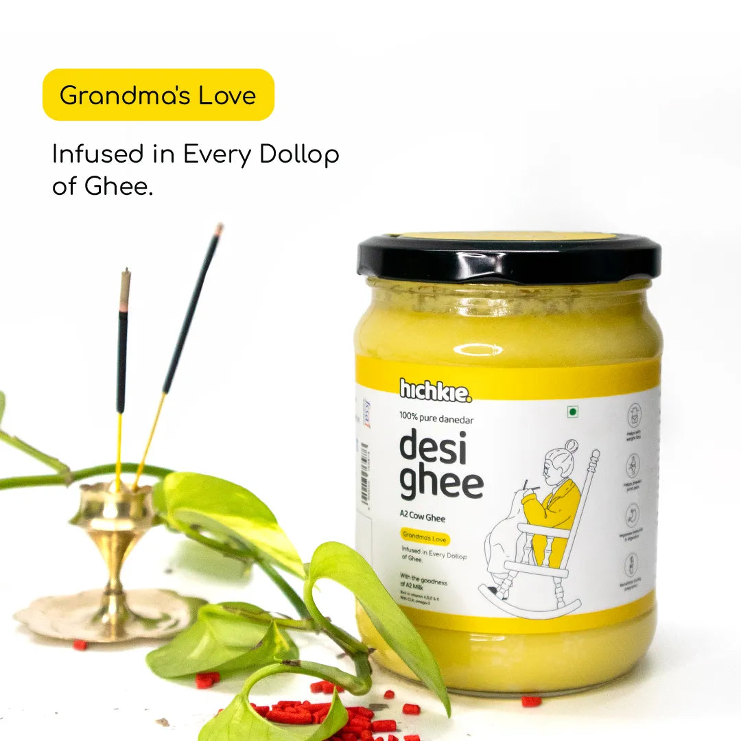 Combo of A2 Cow Ghee 500 & 1000ml | Bilona Method | Curd-Churned | Lab Tested.