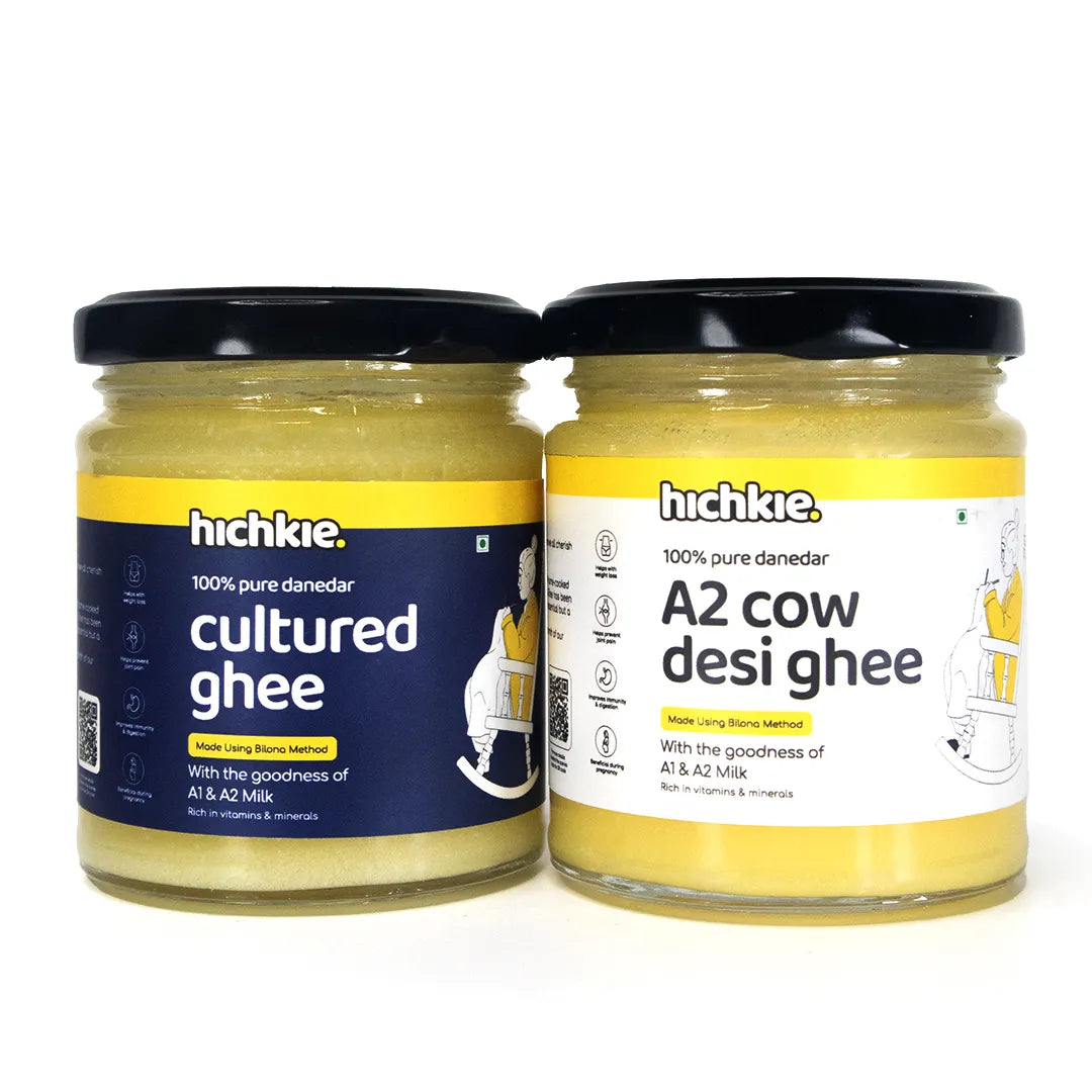 Pack of 2 | 180ml | A2 Cow Desi Ghee | Cultured Ghee | Bilona Method | Lab Tested.