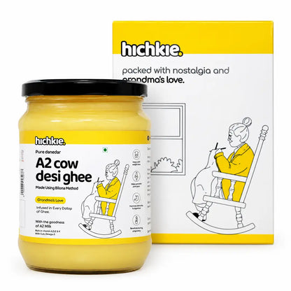 A2 Cow Ghee 500 ml | Bilona Method | Curd-Churned | Lab Tested.